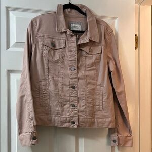 Market & Spruce Light Pink Jean Jacket